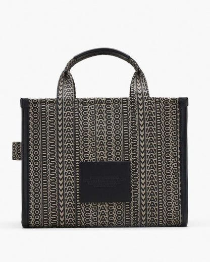 Marc Jacobs Smart Buy | The Monogram Jacquard Medium Tote Bag Beige Multi