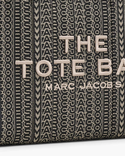 Marc Jacobs Smart Buy | The Monogram Jacquard Medium Tote Bag Beige Multi