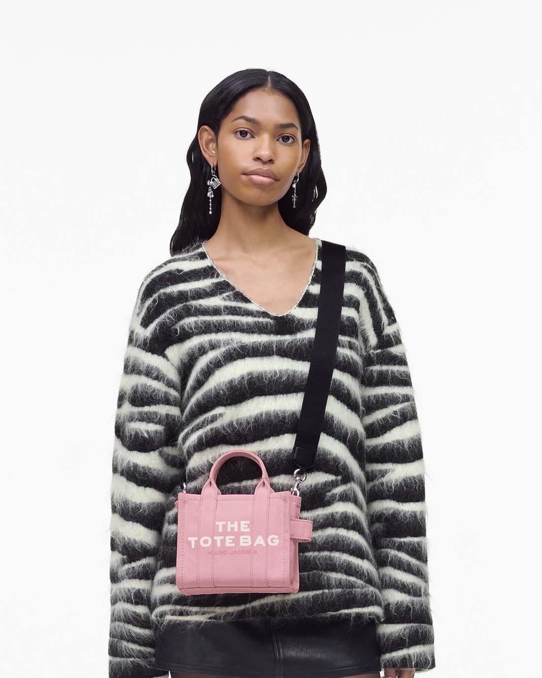 Marc Jacobs Top Pick | The Canvas Crossbody Tote Bag Ribbon Pink
