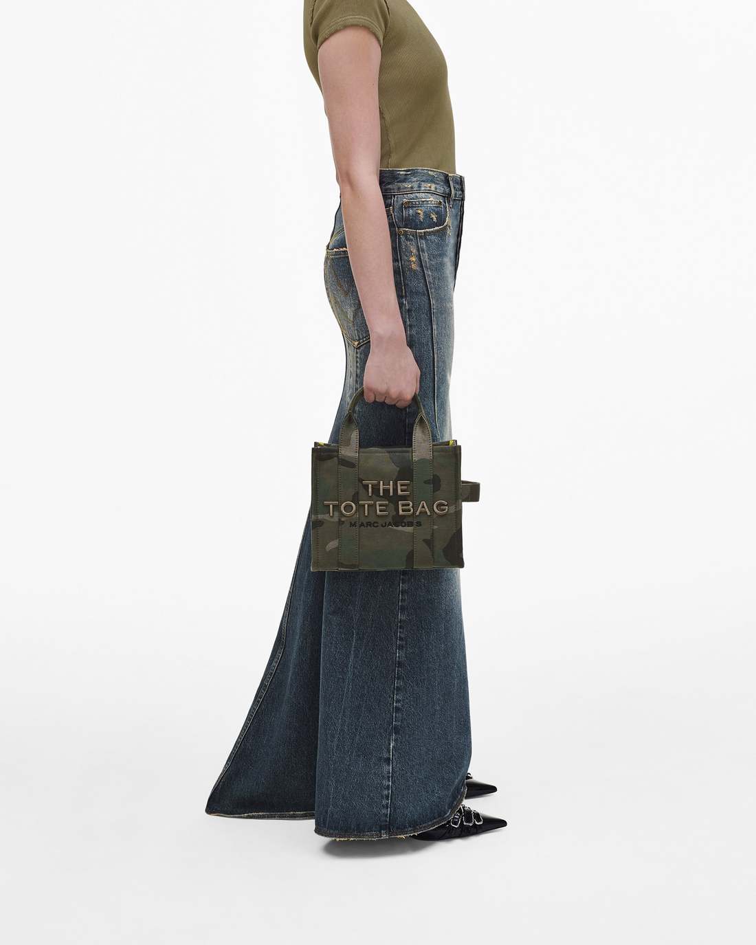 Marc Jacobs Signature | The Camo Jacquard Small Tote Bag Camo Multi