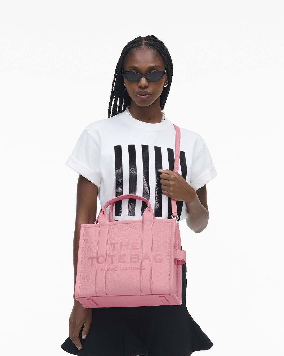 Marc Jacobs Everyday | The Leather Medium Tote Bag Ribbon Pink