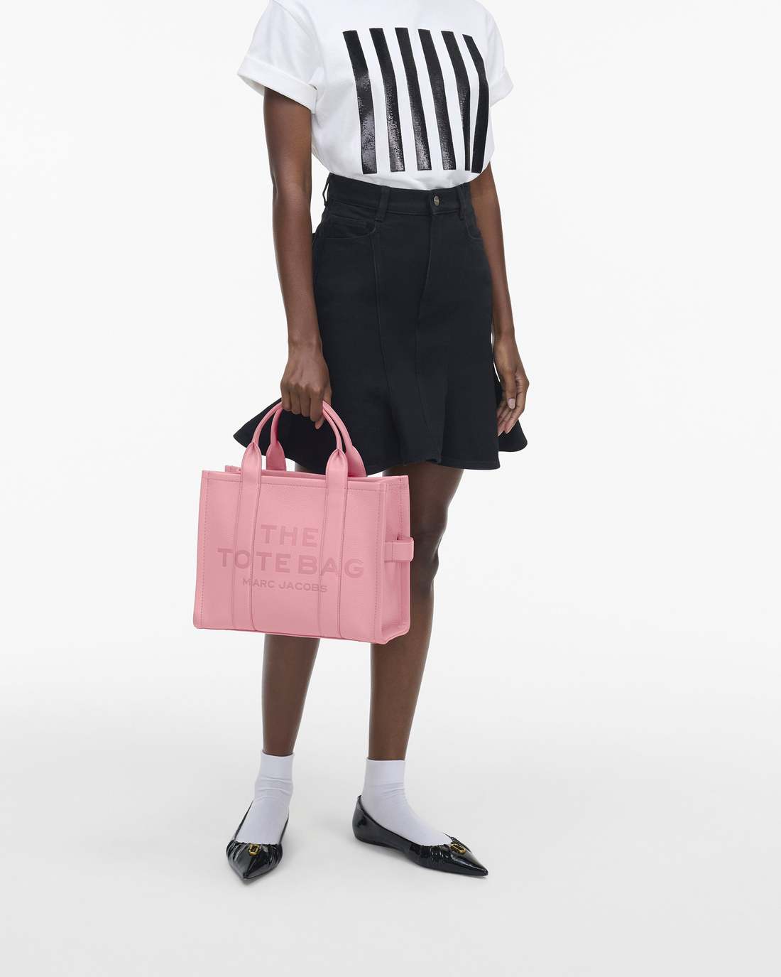 Marc Jacobs Everyday | The Leather Medium Tote Bag Ribbon Pink