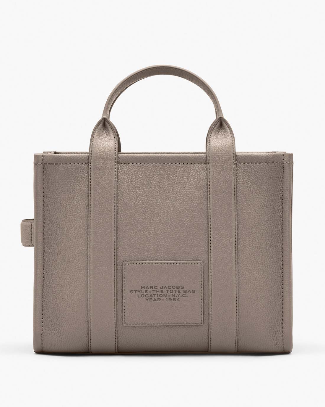 Marc Jacobs Recommended | The Leather Medium Tote Bag Cement
