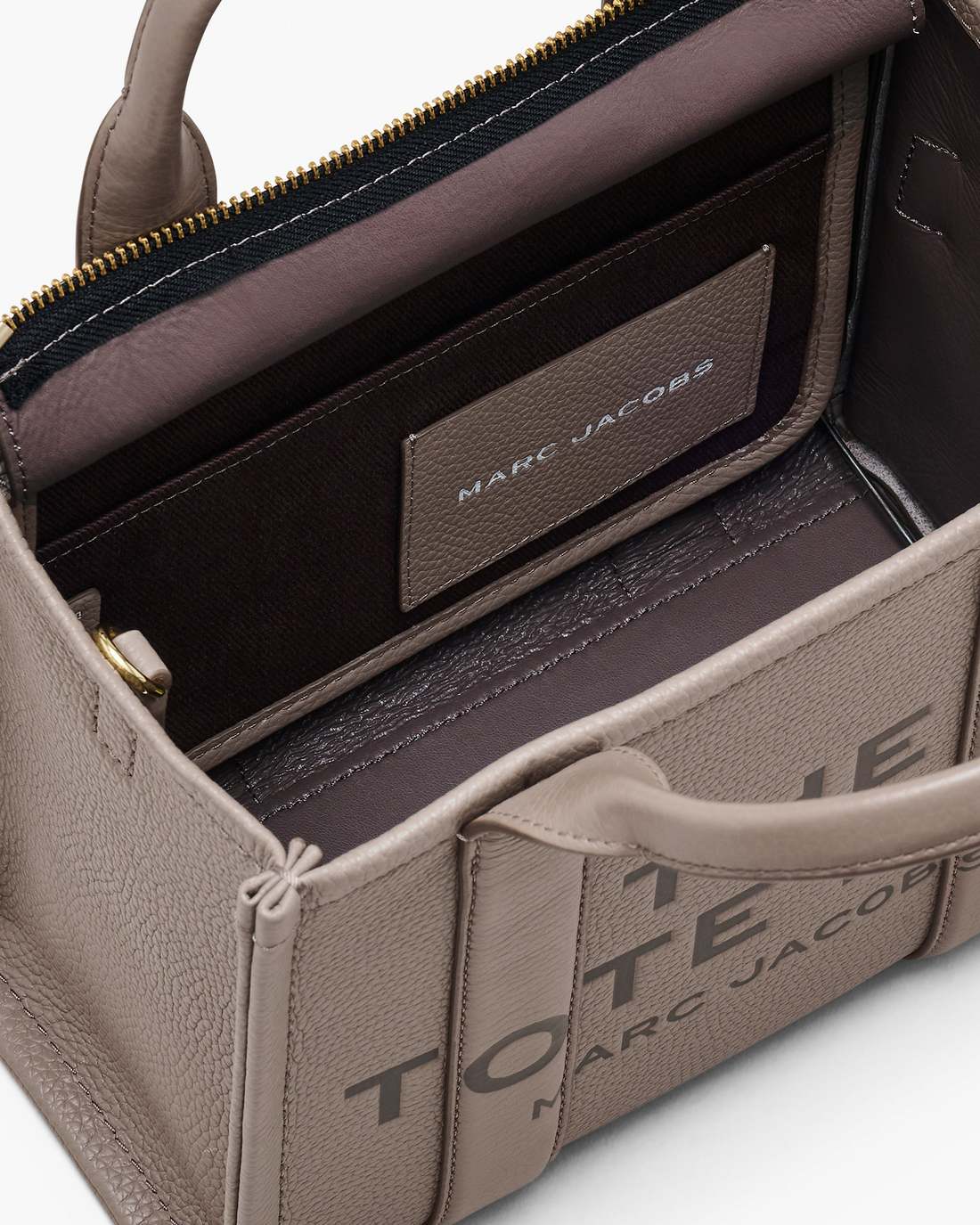 Marc Jacobs Customer Favorite | The Leather Small Tote Bag Cement