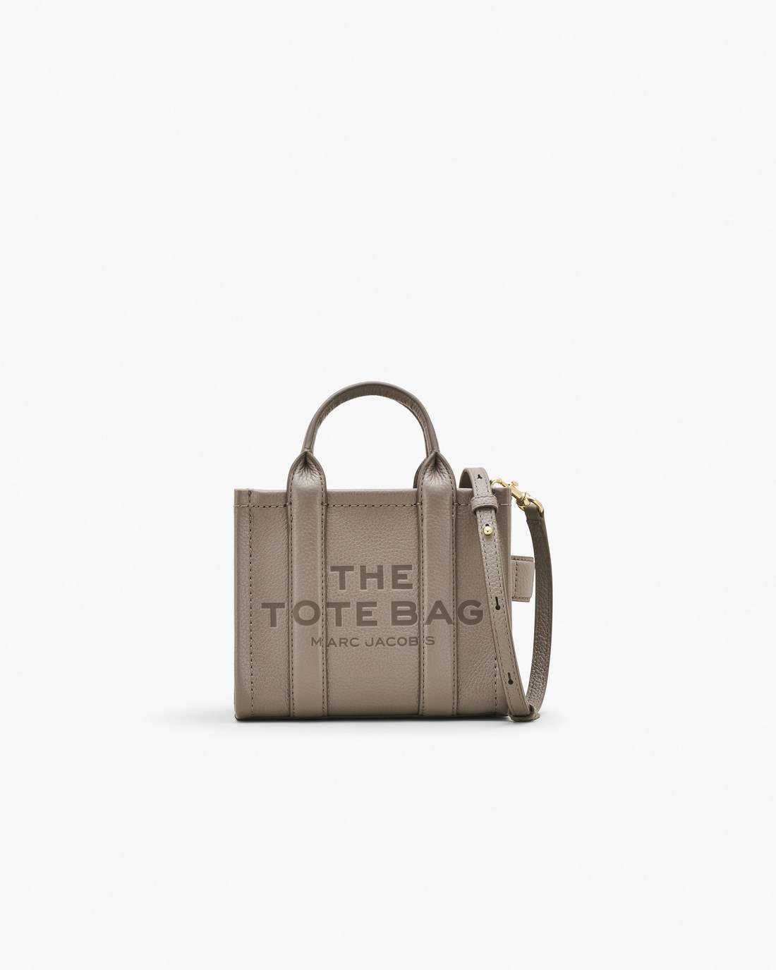 Marc Jacobs Special Offer | The Leather Crossbody Tote Bag Cement
