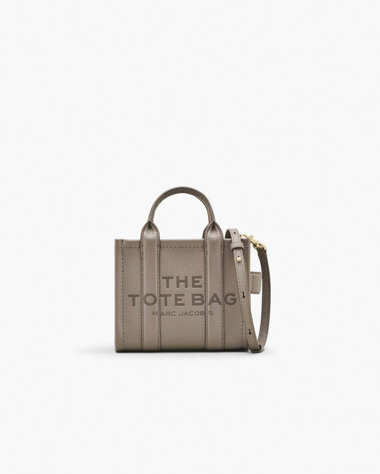 Marc Jacobs Special Offer | The Leather Crossbody Tote Bag Cement