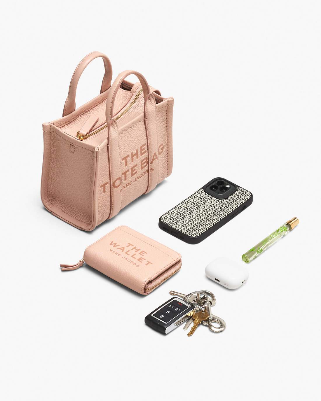 Marc Jacobs Special Offer | The Leather Crossbody Tote Bag Cement