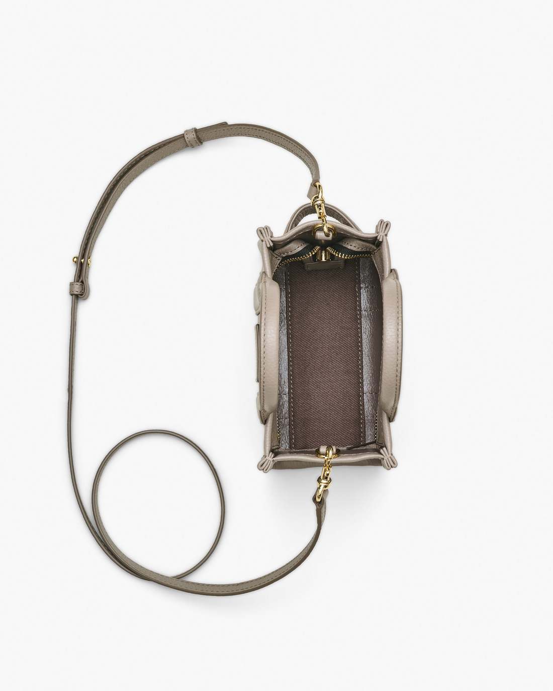 Marc Jacobs Special Offer | The Leather Crossbody Tote Bag Cement