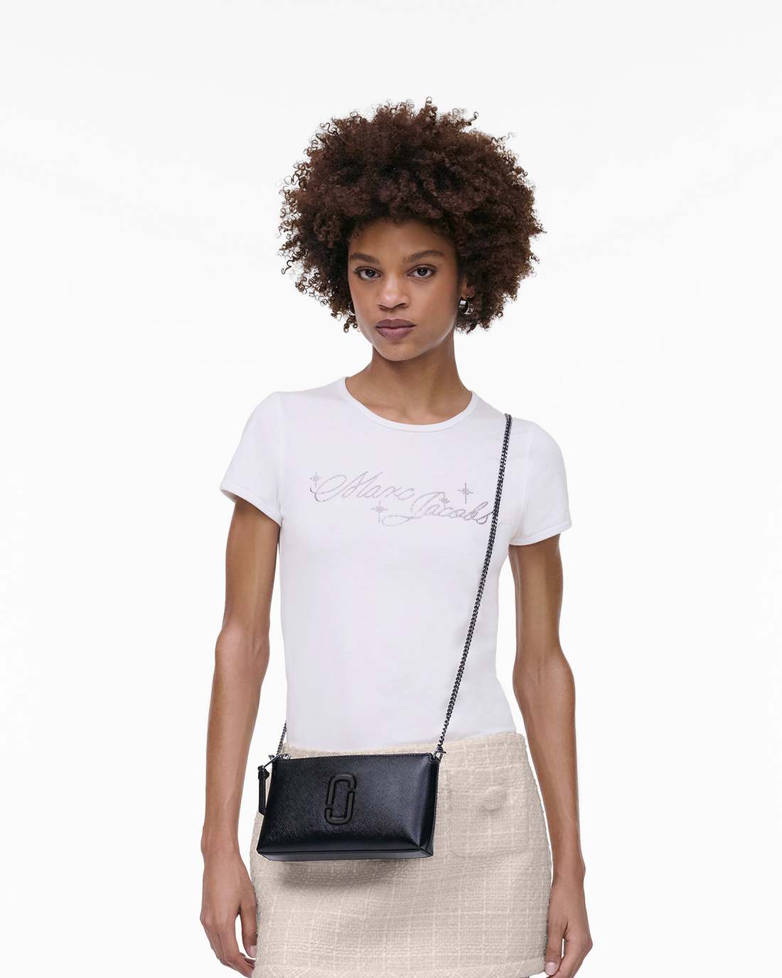 Marc Jacobs Hot Sale | The Snapshot Convertible Shoulder Bag Cloud White Multi