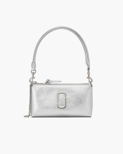Marc Jacobs Deals | The Metallic Snapshot Convertible Shoulder Bag Silver