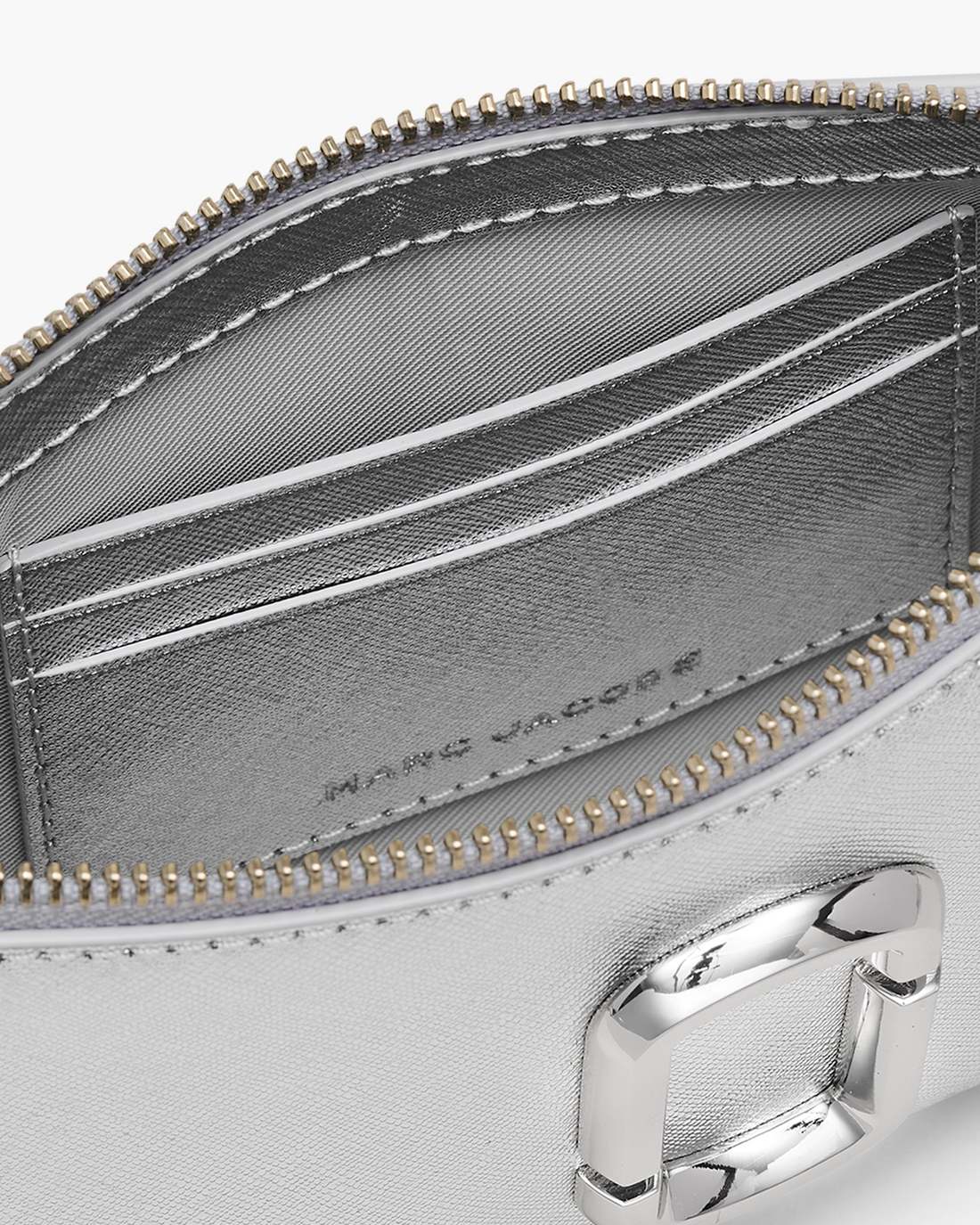 Marc Jacobs Deals | The Metallic Snapshot Convertible Shoulder Bag Silver
