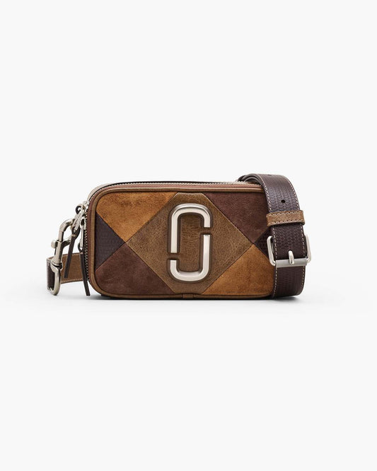 Marc Jacobs Value | The Suede Patchwork Snapshot Brown Multi
