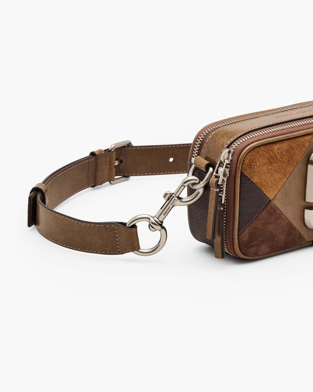 Marc Jacobs Value | The Suede Patchwork Snapshot Brown Multi