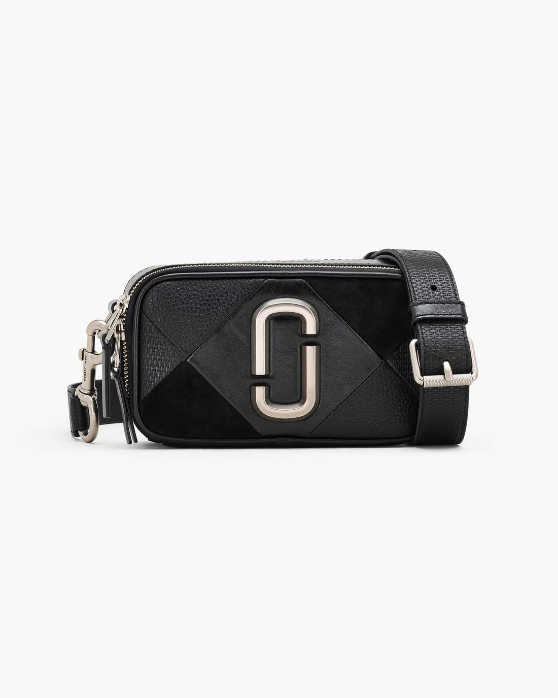 Marc Jacobs Recommended | The Suede Patchwork Snapshot Black Multi