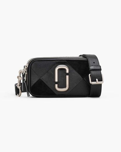 Marc Jacobs Recommended | The Suede Patchwork Snapshot Black Multi