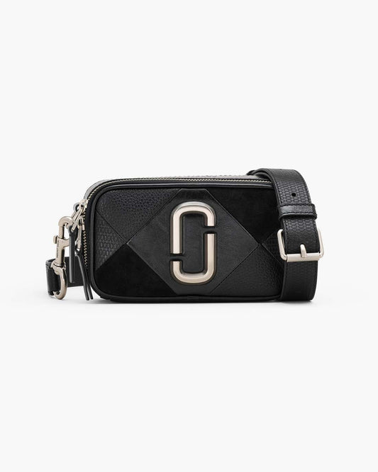 Marc Jacobs Recommended | The Suede Patchwork Snapshot Black Multi