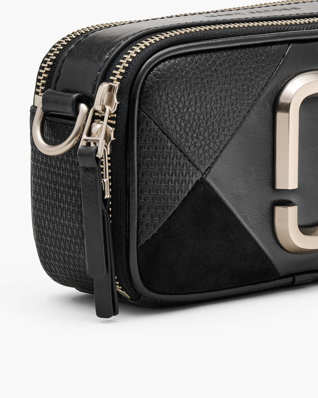 Marc Jacobs Recommended | The Suede Patchwork Snapshot Black Multi