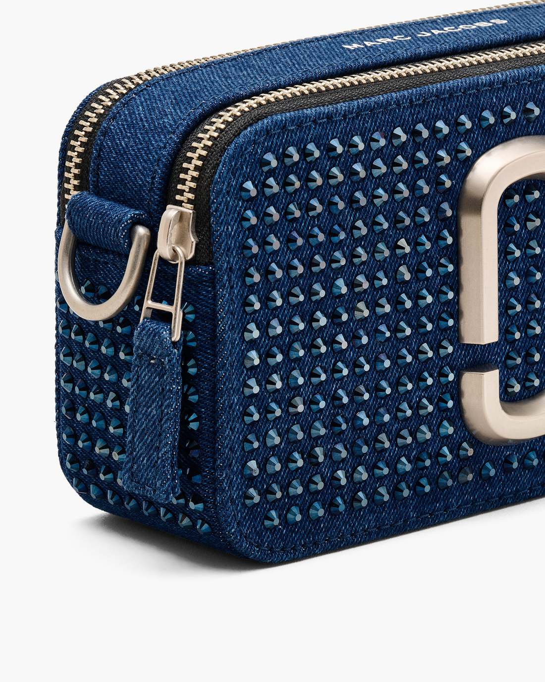 Marc Jacobs Latest | The Crystal Denim Snapshot Dark Wash Crystal