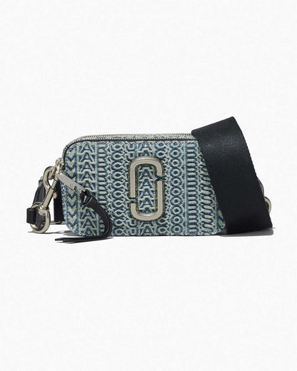 Marc Jacobs Value | The Washed Monogram Denim Snapshot Sun Faded Denim