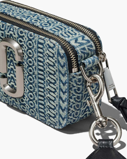 Marc Jacobs Value | The Washed Monogram Denim Snapshot Sun Faded Denim