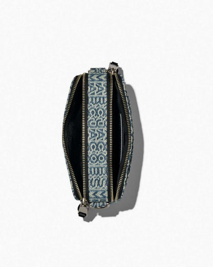 Marc Jacobs Value | The Washed Monogram Denim Snapshot Sun Faded Denim