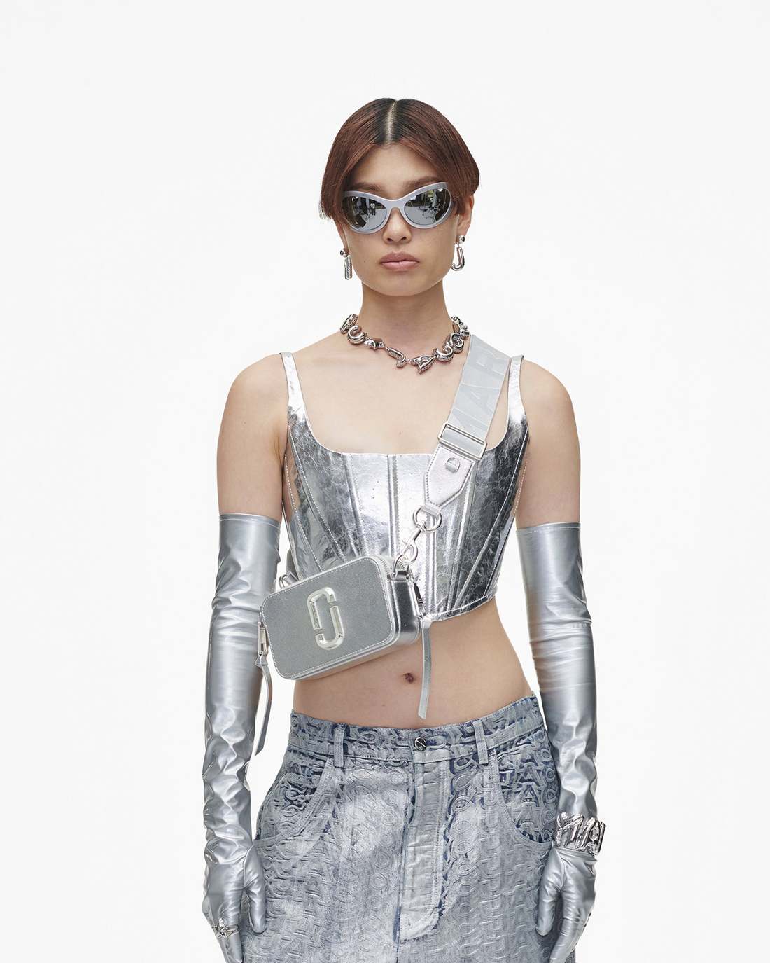 Marc Jacobs Customer Favorite | The Metallic Snapshot Dtm Silver