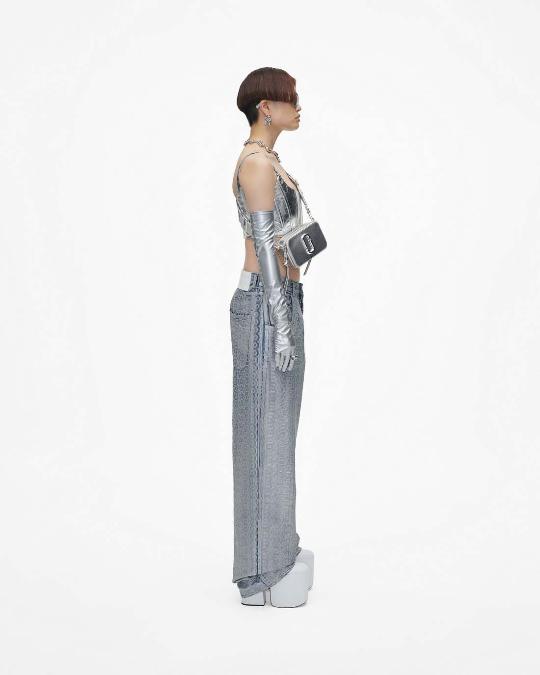 Marc Jacobs Customer Favorite | The Metallic Snapshot Dtm Silver