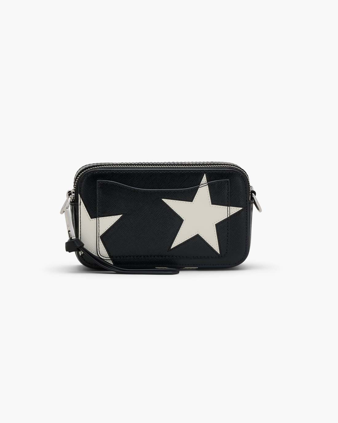 Marc Jacobs Deals | The Star Patchwork Leather Snapshot Black/White