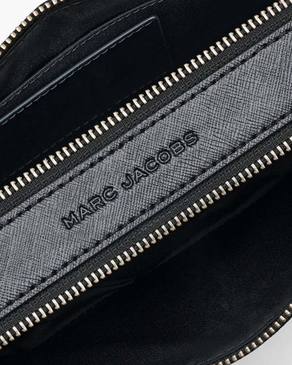 Marc Jacobs Deals | The Star Patchwork Leather Snapshot Black/White
