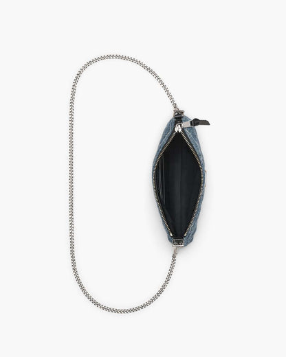 Marc Jacobs Sale | The Quilted Denim Snapshot Convertible Shoulder Bag Light Wash Indigo
