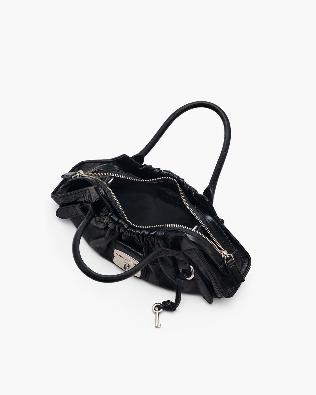 Marc Jacobs Value | The Croc Cristina Small Satchel Black
