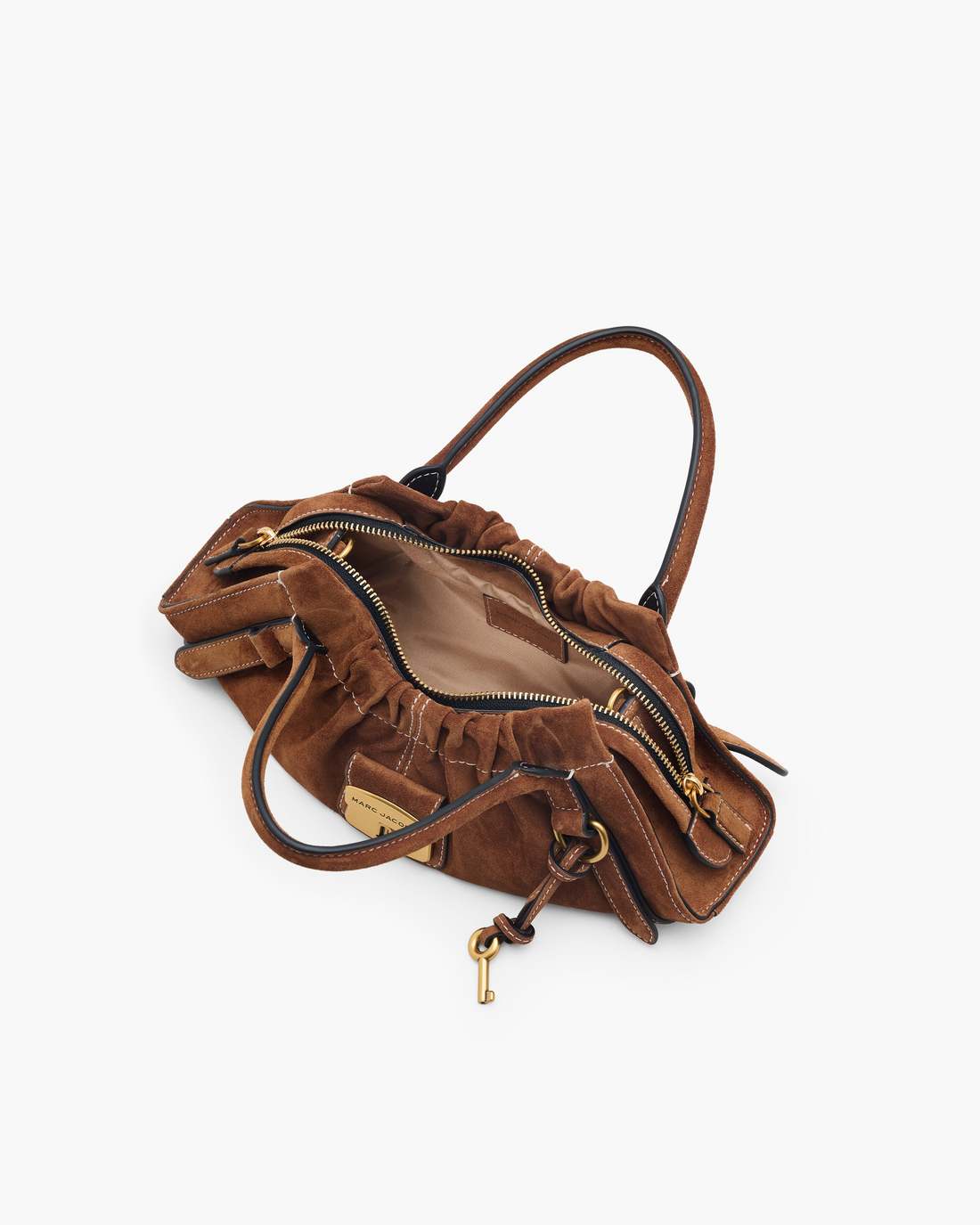 Marc Jacobs Featured | The Suede Cristina Small Satchel Copper