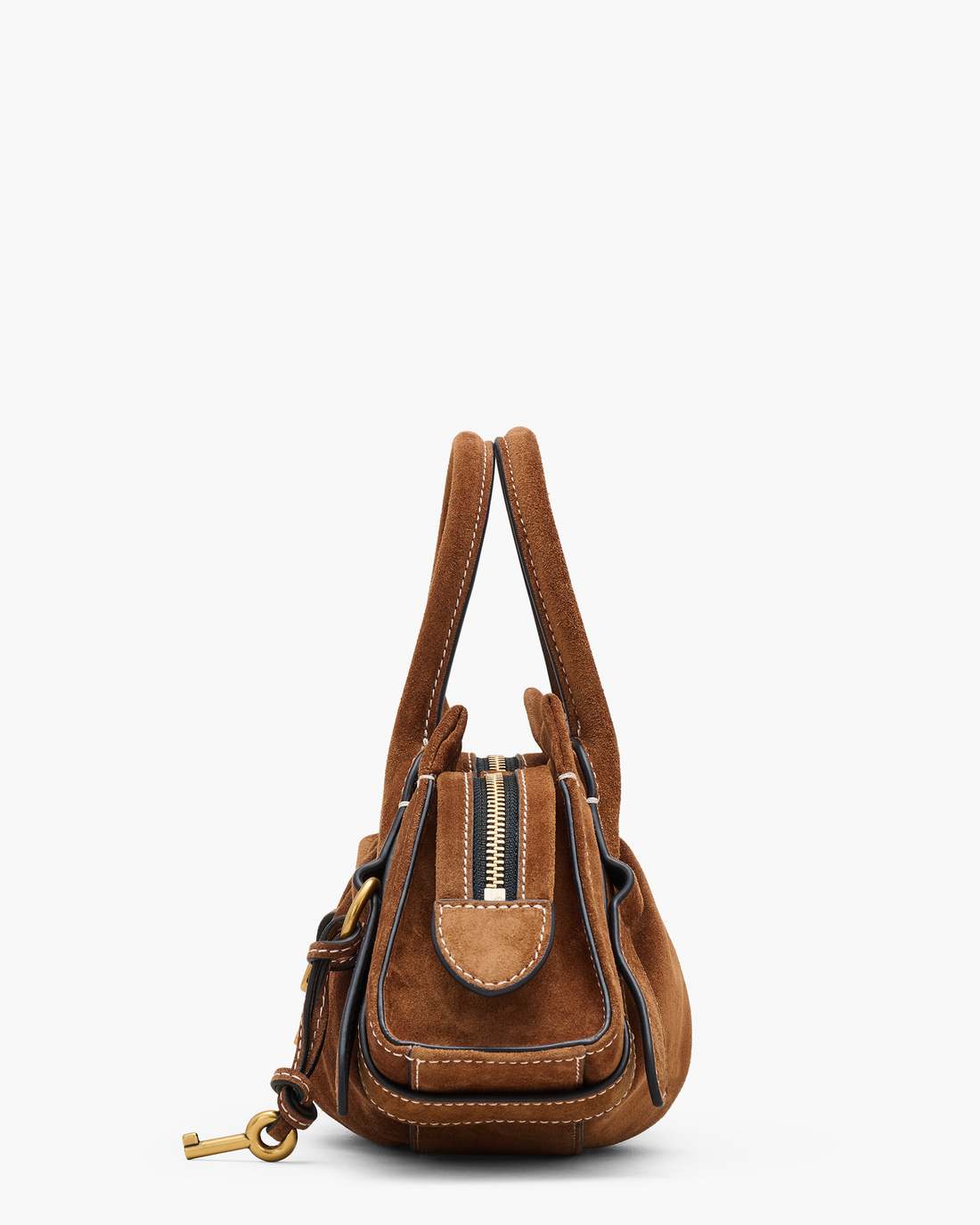 Marc Jacobs Featured | The Suede Cristina Small Satchel Copper