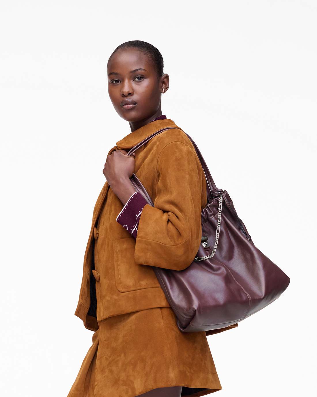 Marc Jacobs Featured | The Cristina Tote Dark Plum