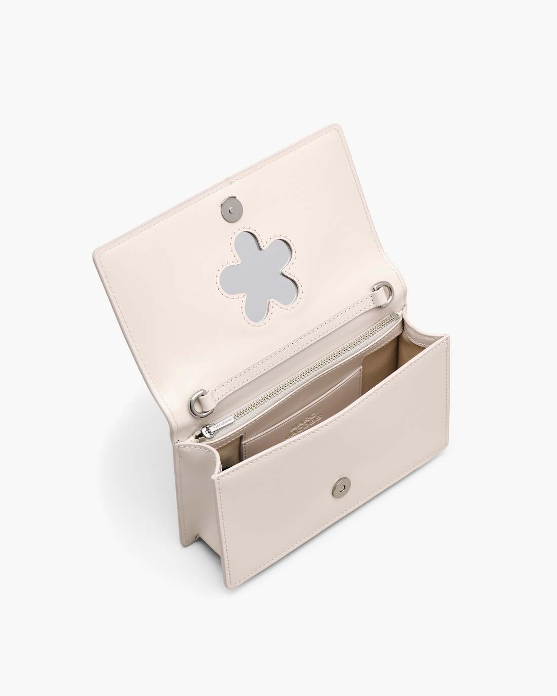 Marc Jacobs Deals | The Glam Mirror Mini Bag Cotton White