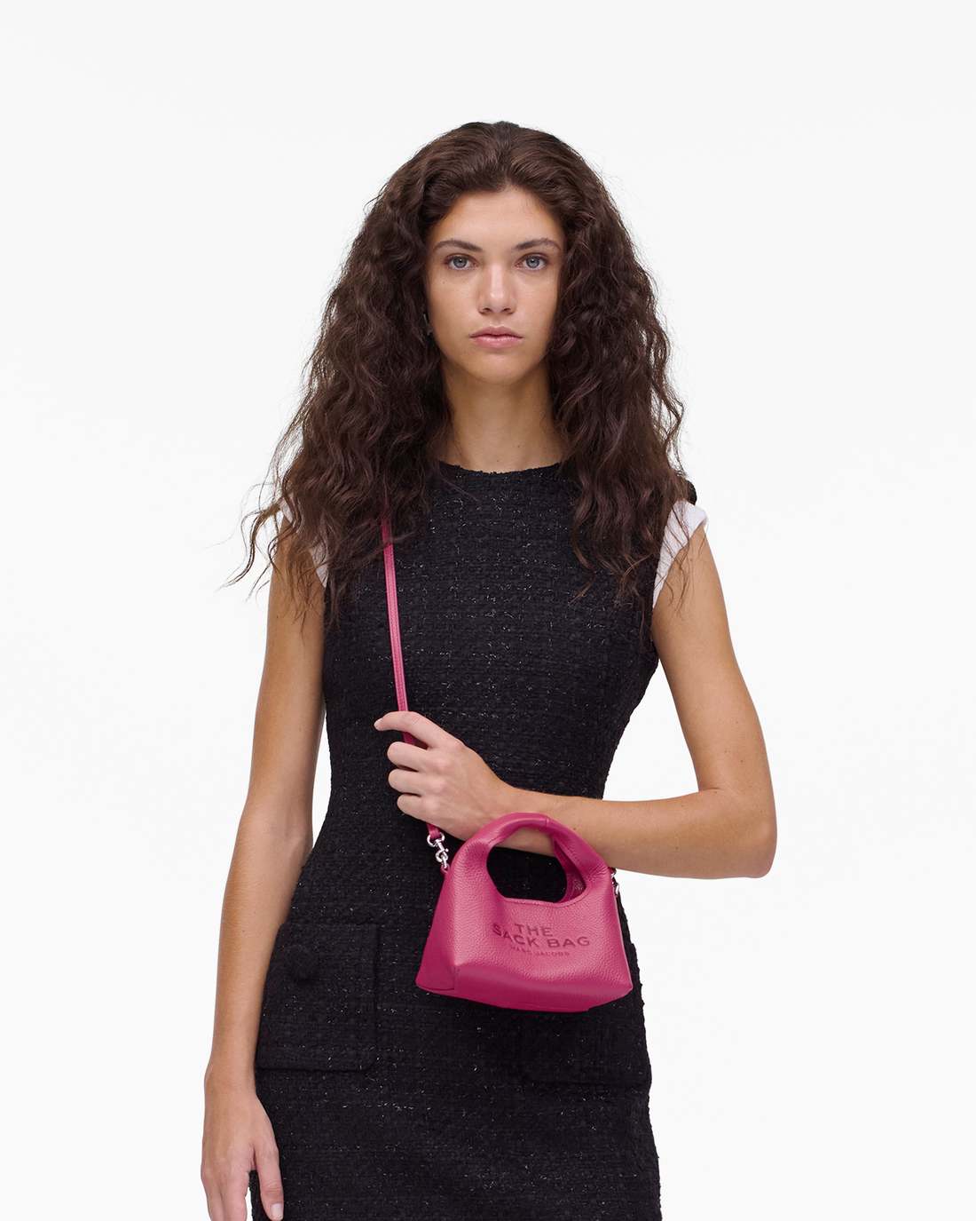 Marc Jacobs Hot Sale | The Micro Crossbody Sack Bag Raspberry Pink