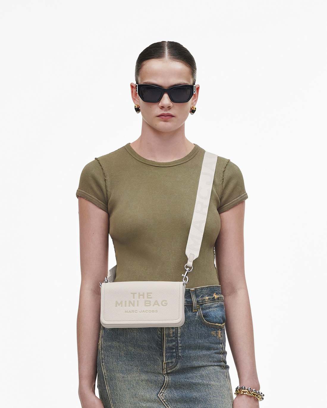 Marc Jacobs Best Price | The Leather Mini Bag Cotton