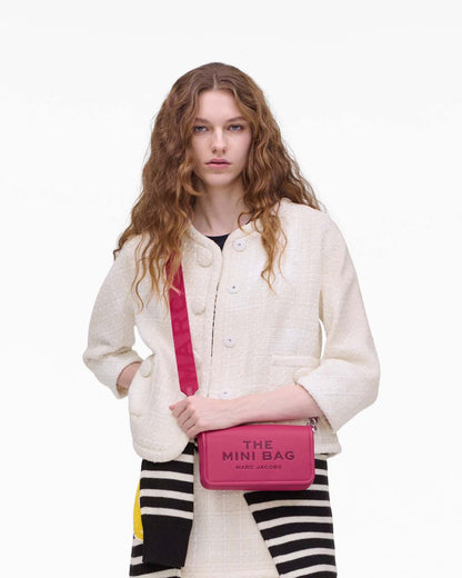 Marc Jacobs Latest | The Leather Mini Bag Raspberry Pink