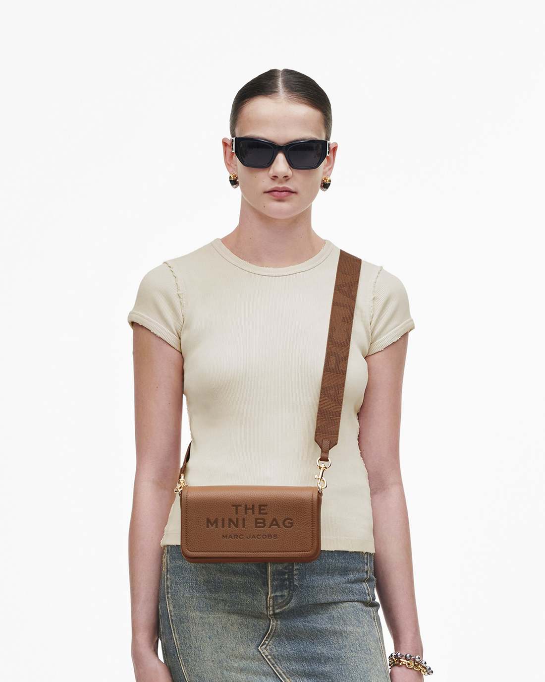 Marc Jacobs Hot Sale | The Leather Mini Bag Argan Oil