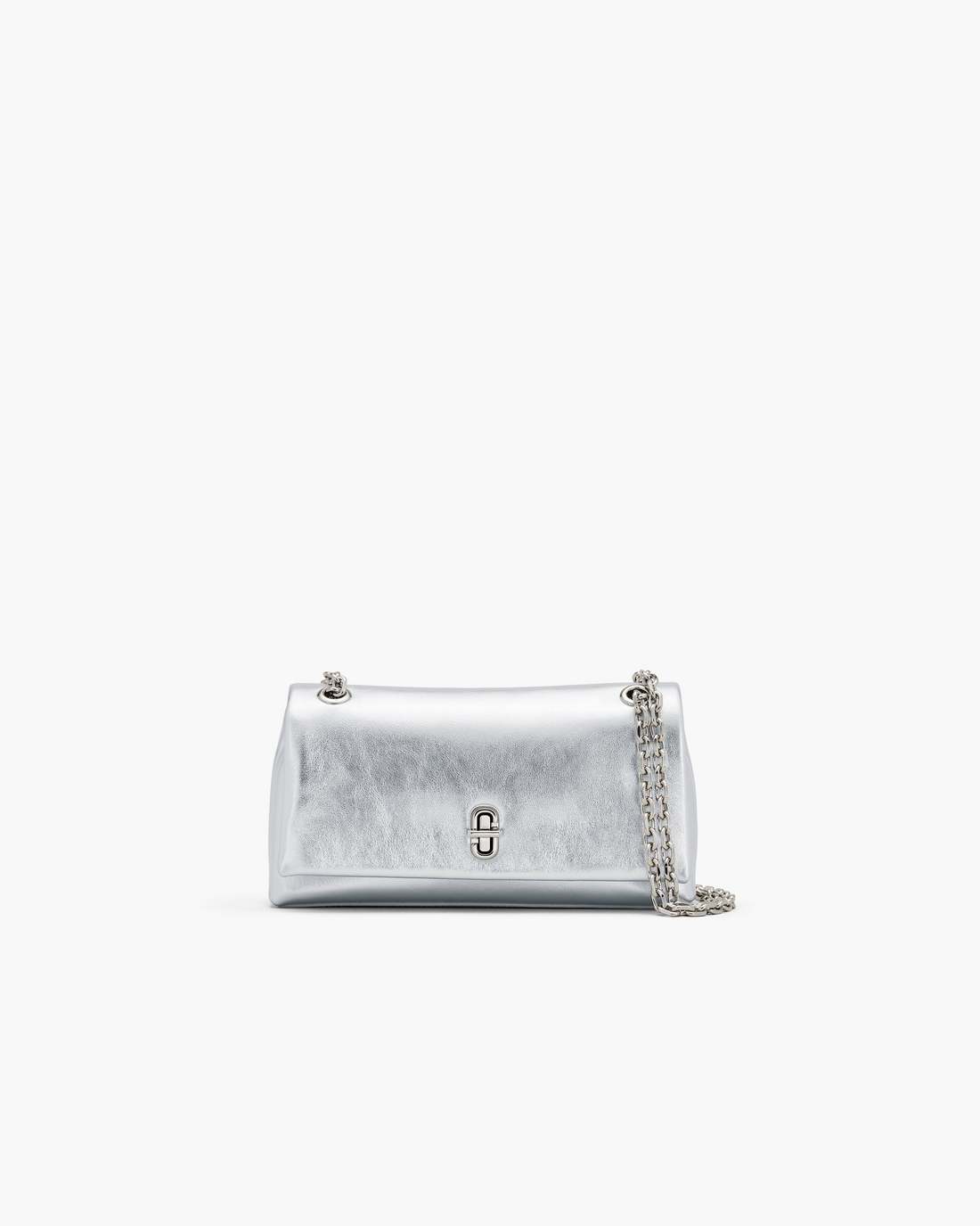Marc Jacobs Discount | The Metallic Dual Chain Mini Bag Silver