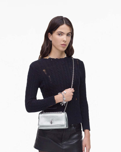 Marc Jacobs Discount | The Metallic Dual Chain Mini Bag Silver