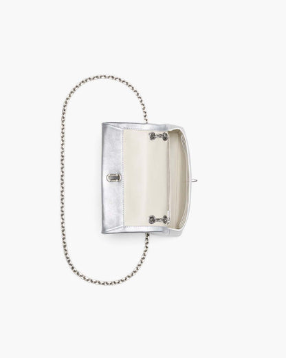 Marc Jacobs Discount | The Metallic Dual Chain Mini Bag Silver