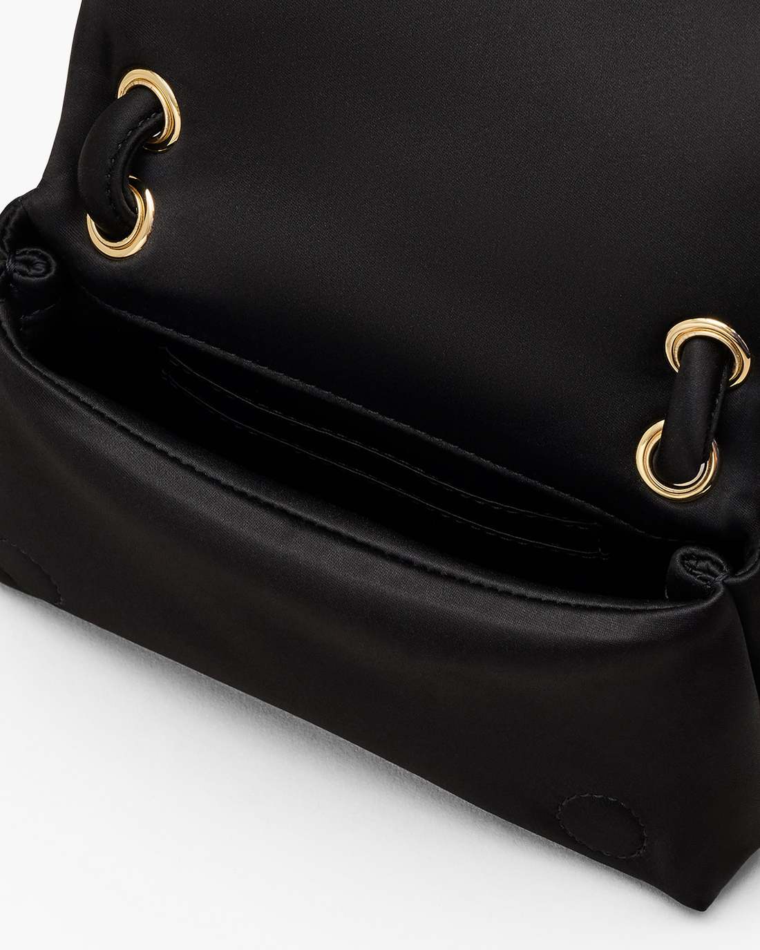 Marc Jacobs Signature | The Satin Micro Dual Bag Black
