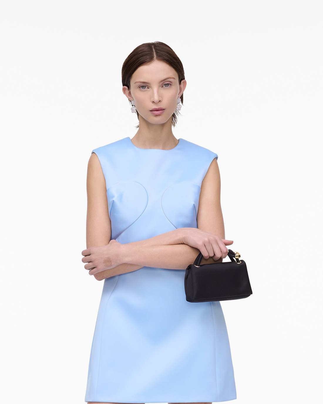 Marc Jacobs Signature | The Satin Micro Dual Bag Black