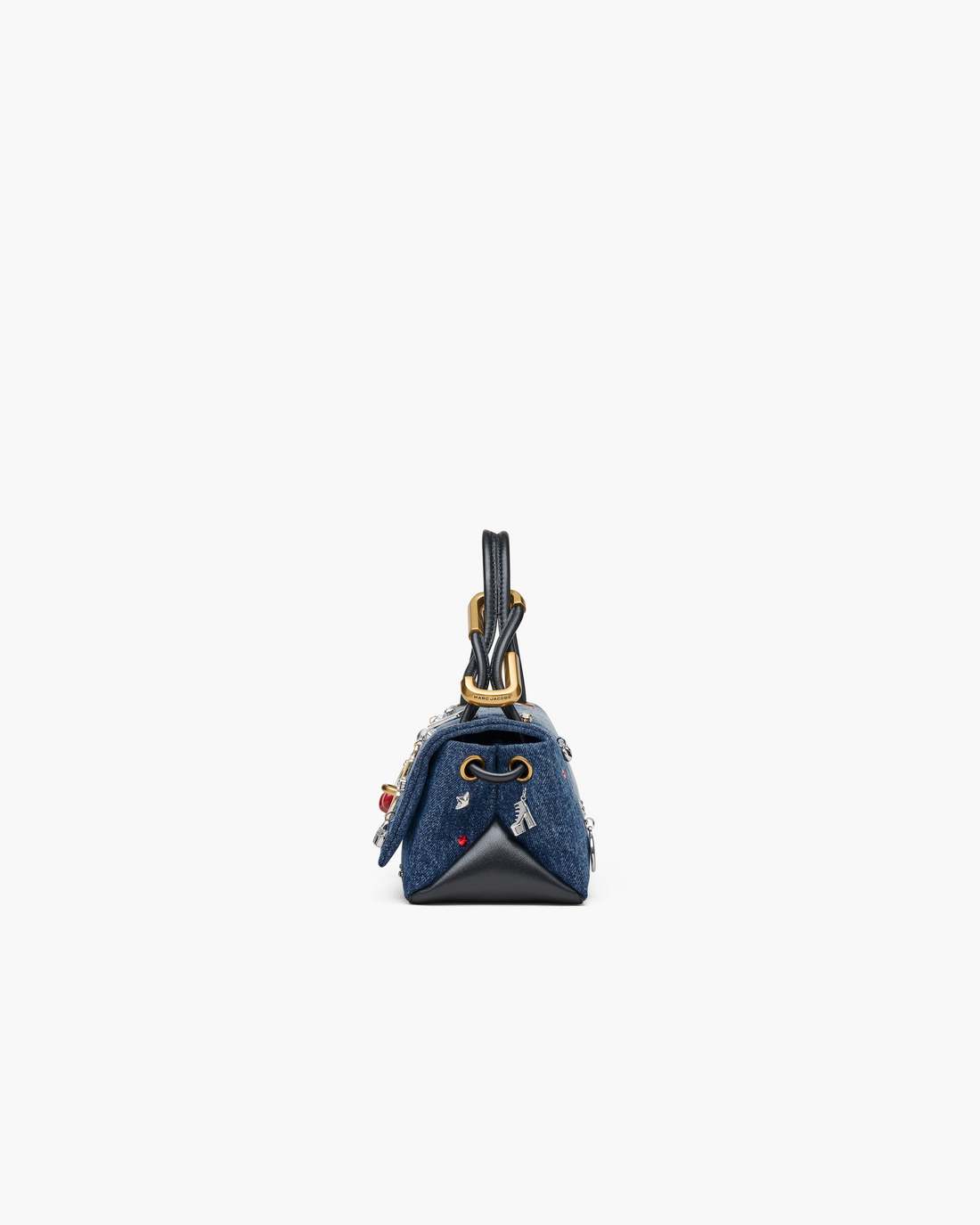 Marc Jacobs Recommended | The Trinket Charm Denim Mini Dual Bag Medium Wash Multi
