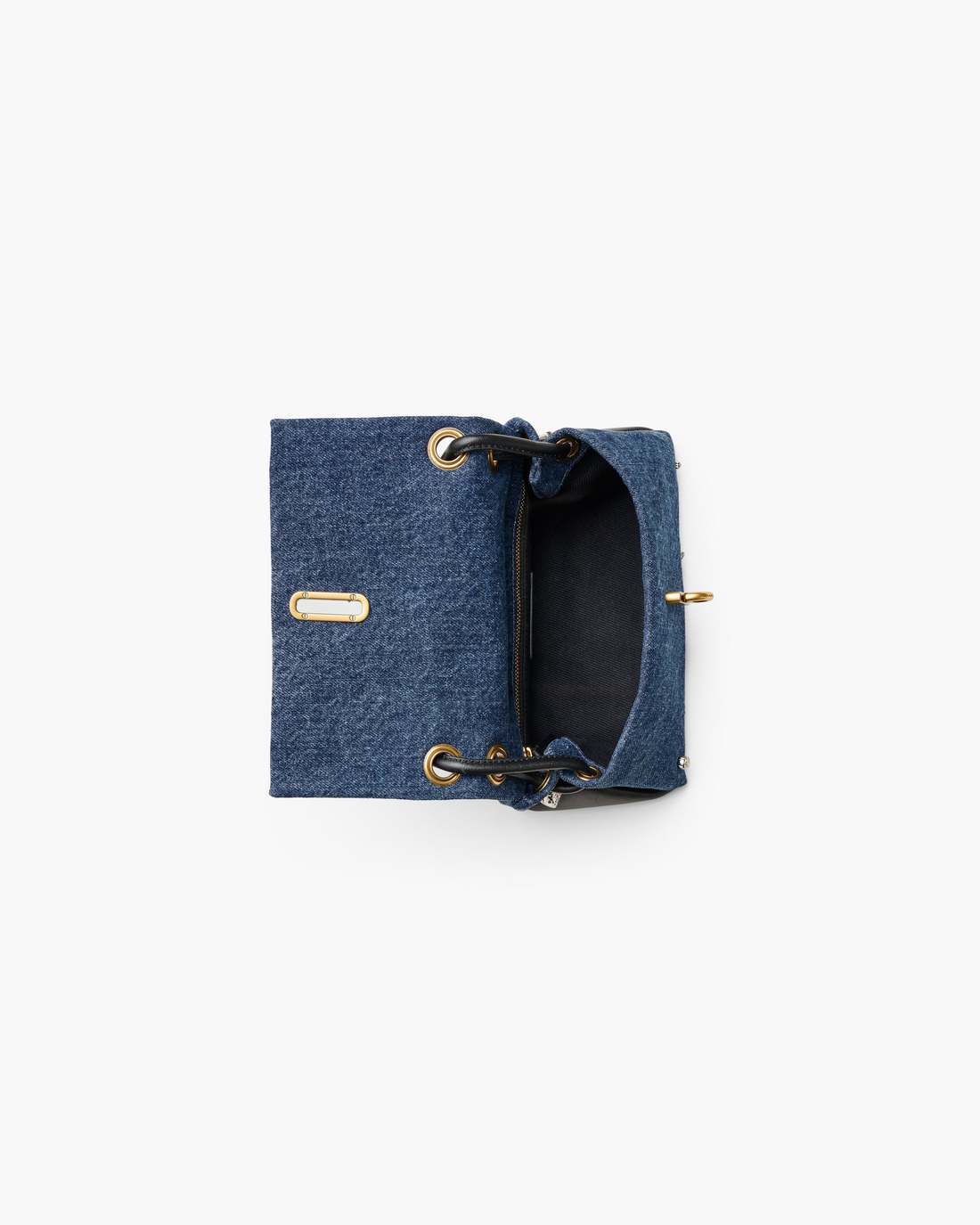 Marc Jacobs Recommended | The Trinket Charm Denim Mini Dual Bag Medium Wash Multi