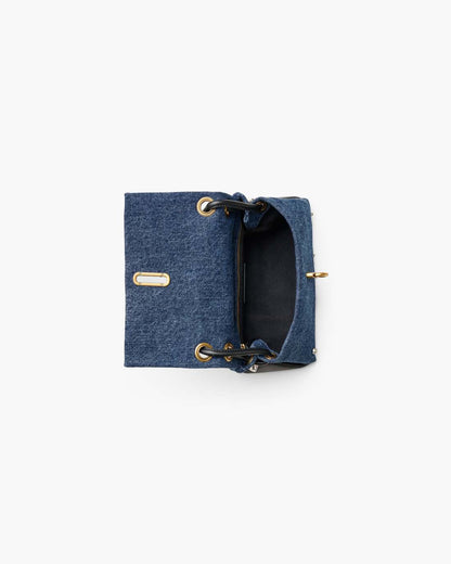 Marc Jacobs Recommended | The Trinket Charm Denim Mini Dual Bag Medium Wash Multi