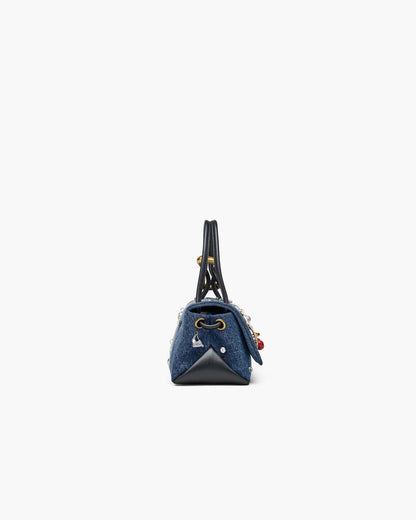 Marc Jacobs Recommended | The Trinket Charm Denim Mini Dual Bag Medium Wash Multi