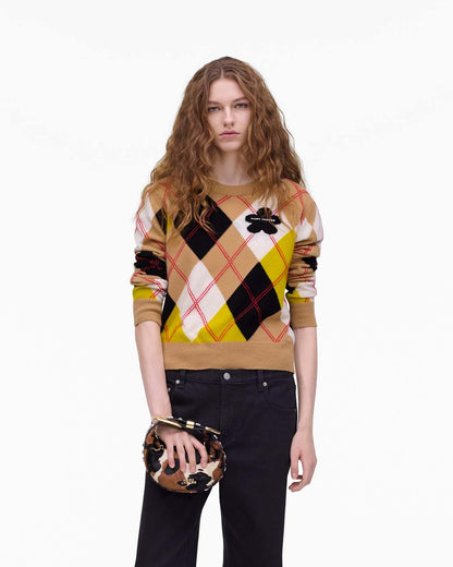 Marc Jacobs Smart Buy | The Cow Haircalf Party Bag Mocha Multi