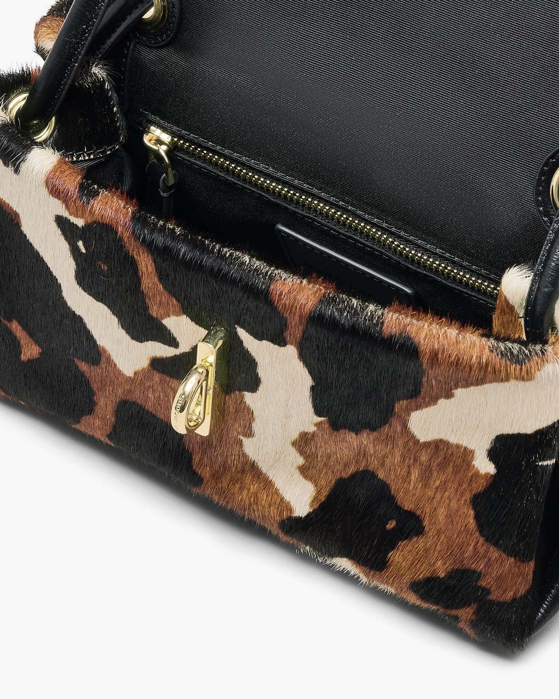 Marc Jacobs Premium | The Cow Haircalf Mini Dual Shoulder Bag Mocha Multi